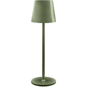 L'Arcolaio LED-Leuchte Touch Aufladbar H 38 cm 10 x 10 cm IP54 Round Pro Olive