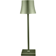 L'Arcolaio Lampada Touch Flared Pro H 38 Cm 10 x 10 Cm Olivgrün