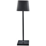L'Arcolaio Lampada Touch Square Pro H 38 cm 10 x 10 cm Schwarz