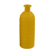 L'Arcolaio Matt Flasche Wabenmuster 7,2 x 7,2 x 20,2 cm Gastgeschenk / Tischdekoration Gelb