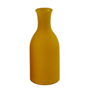 L'Arcolaio Matt Vase Hoch 9 x 9 x 21,6 cm Bonbonniere / Tischdeko Gelb