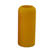 L'Arcolaio Matt Vase Zylinder 8,7 x 8,7 x 20 Cm Gastgeschenk / Tischdekoration Gelb