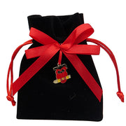 Das Arcolaio Geschenksäckchen mit Eule 9 x 12 cm Bonbonniere Graduierung Schwarz 12er Pack