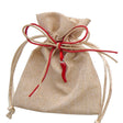 larcolaio larcolaio sacchetto juta 9x12 cm con corno laurea bomboniera elegante 12 pz ean 8059558631244