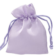 L'Arcolaio Sacchetto Organza Lucido 9x12 cm Portacanfetti Lilla – Bomboniera Elegante 12 Pz