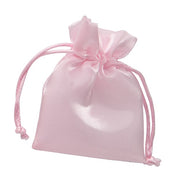 L'Arcolaio Organzabeutel glänzend 9x12 cm Bonboniere Rosa – Elegante Hochzeitsgeschenk 12 Stück