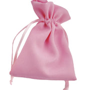 L'Arcolaio Sacchetto Tessuto 9x12 cm Portacanfetti Rosa – Bomboniera Elegante 12 Pz