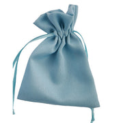 L'Arcolaio Stoffsäckchen 9x12 cm Bonbonniere Türkis – Elegantes Gastgeschenk 12 Stück