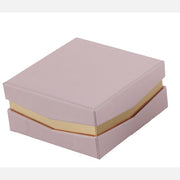 L'Arcolaio Glatte Pralinenschachtel Rosa 9 x 9 x 4 cm – Elegante Bonbonniere 1 Stück