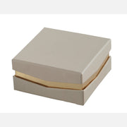 L'Arcolaio Glatte Bonbonniere Schachtel Taube 9 x 9 x 4 cm – Elegante Geschenkbox 1 Stück