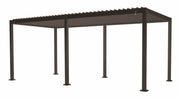 Vulcano Bioklima-Pergola von L'Arcolaio 3×6 m Anthrazit Aluminium