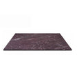 Piano tavolo HPL 70×70 cm sp. 10 mm finitura Blood Stone Velvet effetto marmo bordeaux, antigraffio