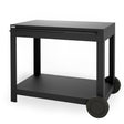 le marquier le marquier carrello desserte ingenieuse nero per plancha 4575 cm con ripiani estraibili exclusive ean 3339380157385