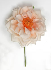 Linea Due Elle Rosa Spray D 11 Cm mit orangem Stiel 6 Stk