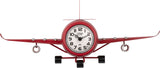 lowell lowell orologio aeroplano da tavolo o parete metallo 41 x 16 x 8 cm rosso ean 8008457715876
