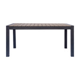 moia greenwood moia greenwood tavolo arenzano allungabile 211 276 x 100 cm in alluminio antracite con piano effetto legno design moderno ean 8013054838026