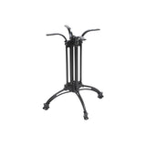 moia greenwood moia greenwood basamento tavolo 4 razze zavorrato 6 kg base in ghisa nero con tubo centrale per tavoli ean 8013054199219