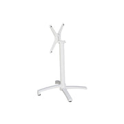 Moia Greenwood Tischgestell Aluminium Weiß Klappbar Ø 60 mm 7 kg