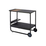 moia greenwood moia greenwood carrello con ruote in ferro e resin wood antracite carrello portaoggetti design moderno multiuso ean 8013054839009