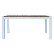 Moia Greenwood Mallorca Ausziehbarer Tisch Weiß Resin Wood 160/210 cm