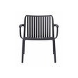 moia greenwood moia greenwood poltrona balcony set valencia resina antracite poltrona outdoor impilabile in polipropilene resistente uv ean 8013054838101