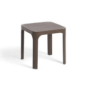 Nardi Tavolino Net Table 40 Tabacco Polypropilen Stapelbar