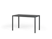 Nardi Piave 120 x 70 Tavolo Rettangolare Verniciato Antracite Lamin Materia Antracite