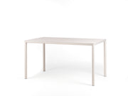 Nardi Piave 140 x 80 Tavolo Rettangolare Verniciato Corda Lamin Materia Corda