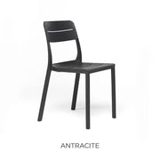 Nardi Stuhl Cassia Bistrot Anthrazit Polypropylen stapelbar