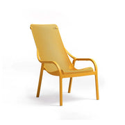 Nardi Poltrona Net Lounge Senf Polypropylen Stapelbar