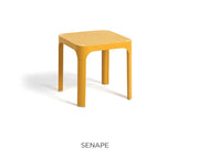 Nardi Net Table 40 Senape Polypropylene Outdoor Side Table