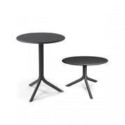 Nardi Tisch Step Anthrazit Rund 60cm Doppelte Höhe