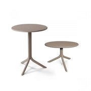 Nardi Step Tisch Taupe Polypropylen Ø60 Doppelhohe