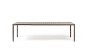 Nardi Tavolo Tevere 210 Exstensibile Rettangolare 100 x 211 / 275 Cm H 76,5 Cm Tortora
