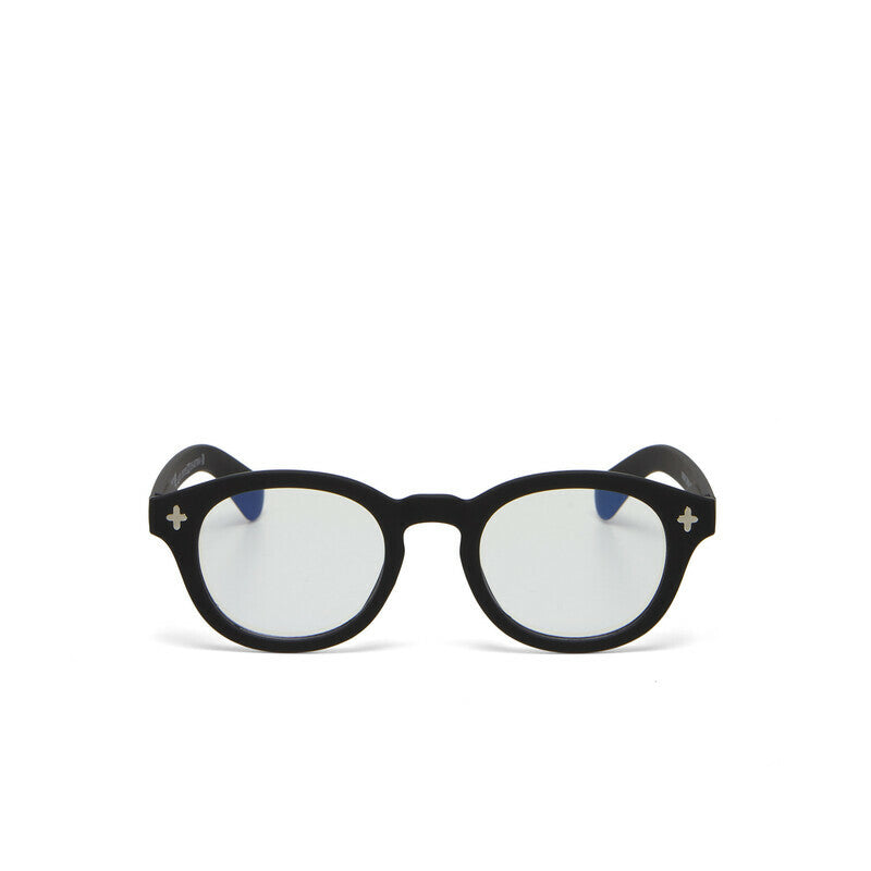 okkia okkia occhiale da lettura mod nashville premontato soft touch spring anti luce blu nero diottrie 1 50 ean 8056211374944