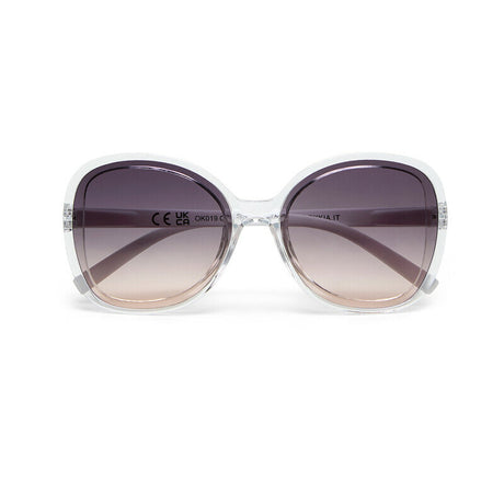 okkia okkia occhiale da sole premontato butterfly mod anna soft touch clear white lenti black ean 8056211375378
