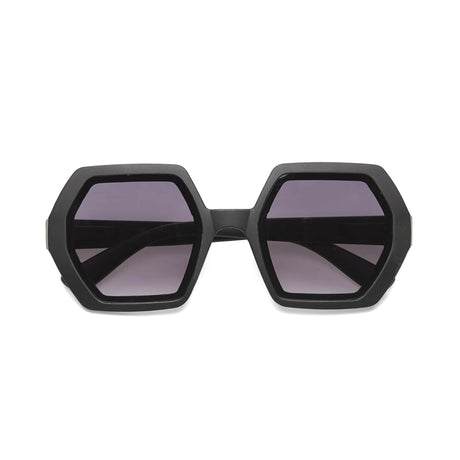 okkia okkia occhiale da sole premontato esagonale mod emma black ean 8055773193840