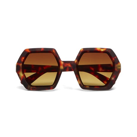 okkia okkia occhiale da sole premontato esagonale mod emma classic havana ean 8055773198029