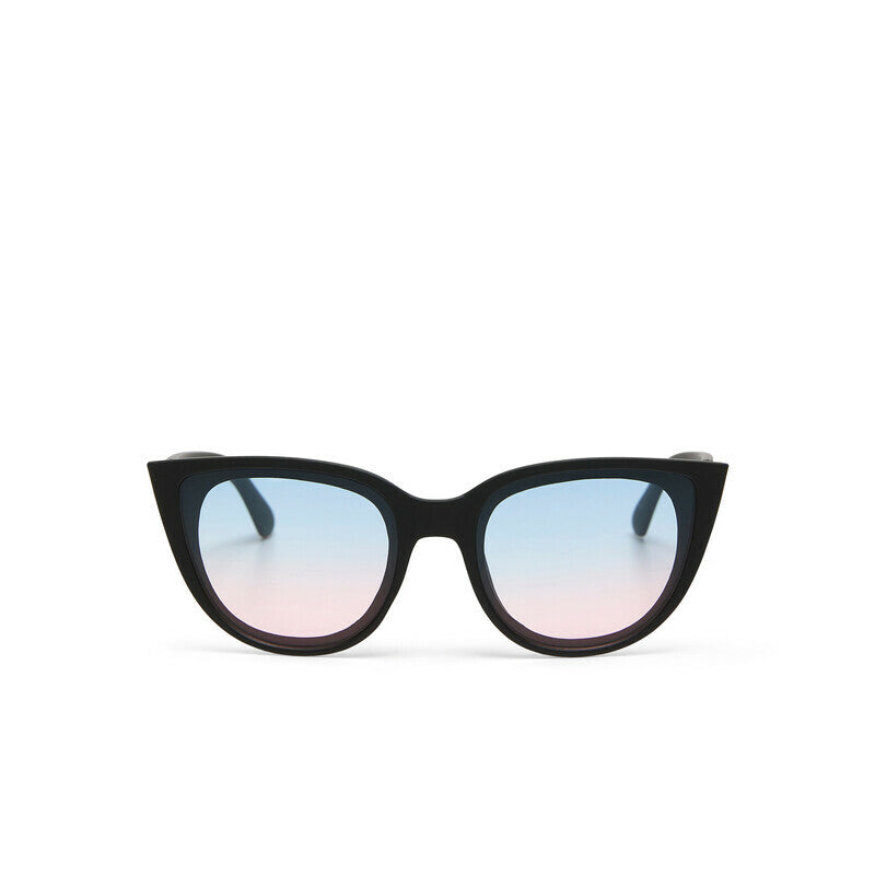 okkia okkia occhiale da sole premontato gatto lite mod silvia soft touch black lenti blue pink ean 8056211375354