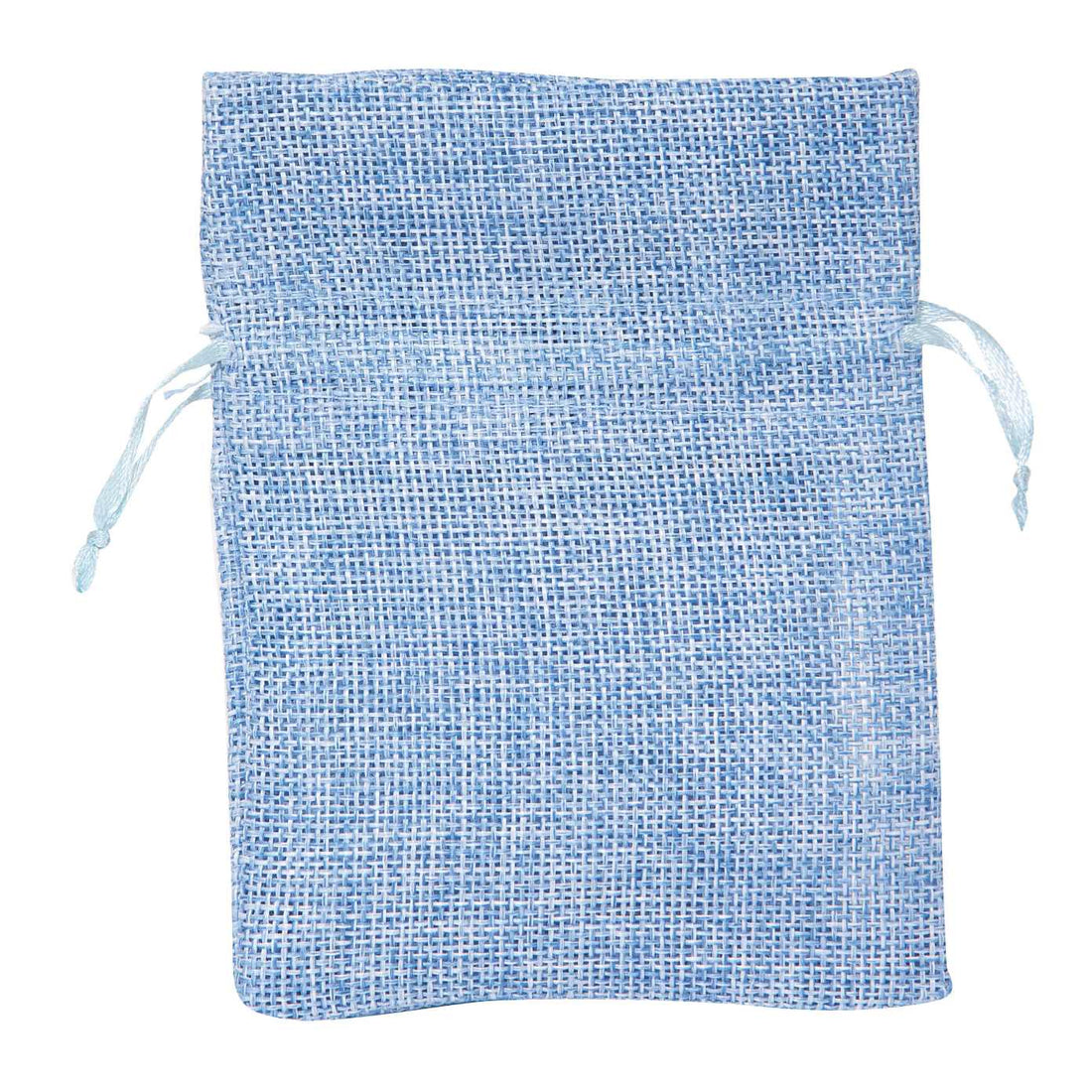 piovaccari piovaccari bustina portaconfetti tela h 12 x 9 cm sky blue 10 pz ean 8052080001615