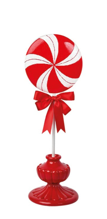 preziosa luxury home preziosa luxury home lollipop natale in poliresina 166 x 166 x 43 cm bianco rosso ean 8050264117374