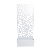Ad Trend Blumenkübel Eisen Weiß 50×22 cm H 120 cm