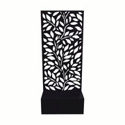 Ad Trend Blumenkübel Eisen Schwarz 50×22 cm H 120 cm