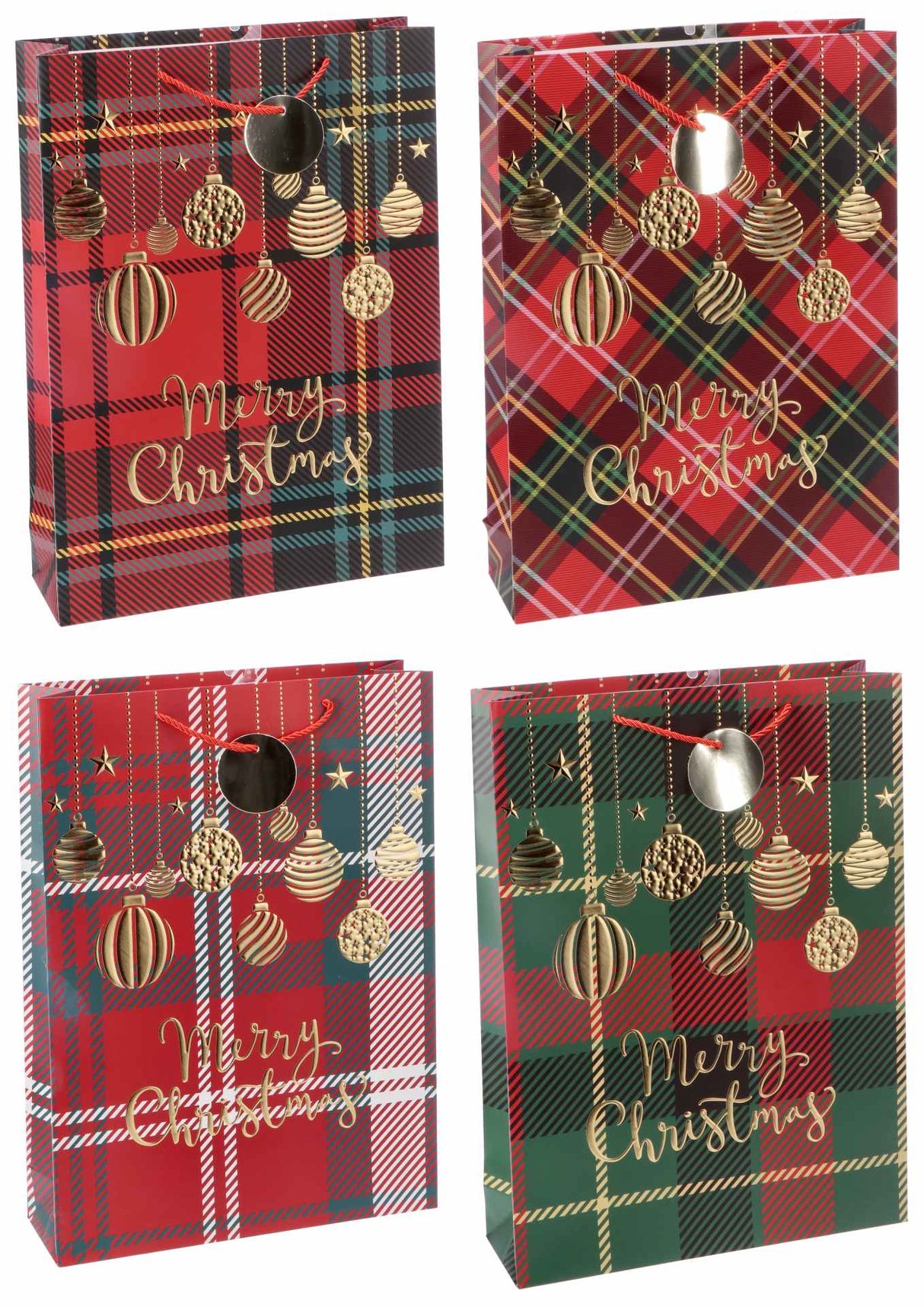 regalo italiano regalo italiano busta regalo di natale carta ass 33 x 10 cm h 46 cm multicolor 1 pz ean 8057586137769