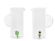 regalo italiano regalo italiano caraffa con decoro assortito 3d 14 lt d 17 cm h 22 cm vetro trasparente 1 pz ean 8057586199583