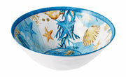 Italienisches Geschenk Melaminschale Shell D 32 cm H 11 cm Blau 1 Stk