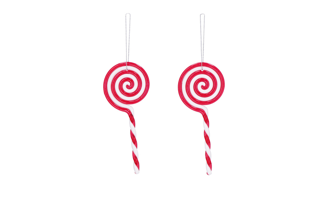 regalo italiano regalo italiano decorazione di natale lecca lecca da appendere ass 6 x 13 cm rosso 1 pz ean 8021785870093