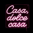 regalo italiano regalo italiano insegna neon led m dolce casa 30 x 30 cm decorazione luminosa da parete ean 8057586212336