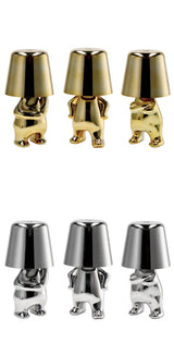 regalo italiano regalo italiano lampada touch ricaricabile eliad d 95 cm h 18 ass oro argento 1 pz ean 8057586149212