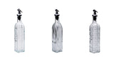 regalo italiano regalo italiano oliera acetiera ass con tappo acciaio 500 ml h 30 cm 6 x 6 cm vetro trasparente 1 pz ean 8057586201705